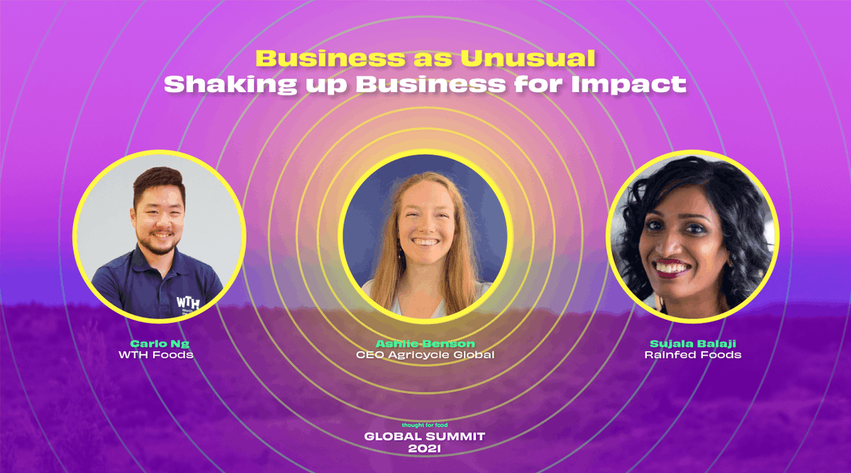 thoughtforfood_'s tweet photo. Join our game changing LIVE fireside chats 🗣Business as Unusual: Startups Shaking Up the Status Quo at the #tff2021summit this October 2nd!

#startups #business #foodsystems https://t.co/Jjmsml4qd5