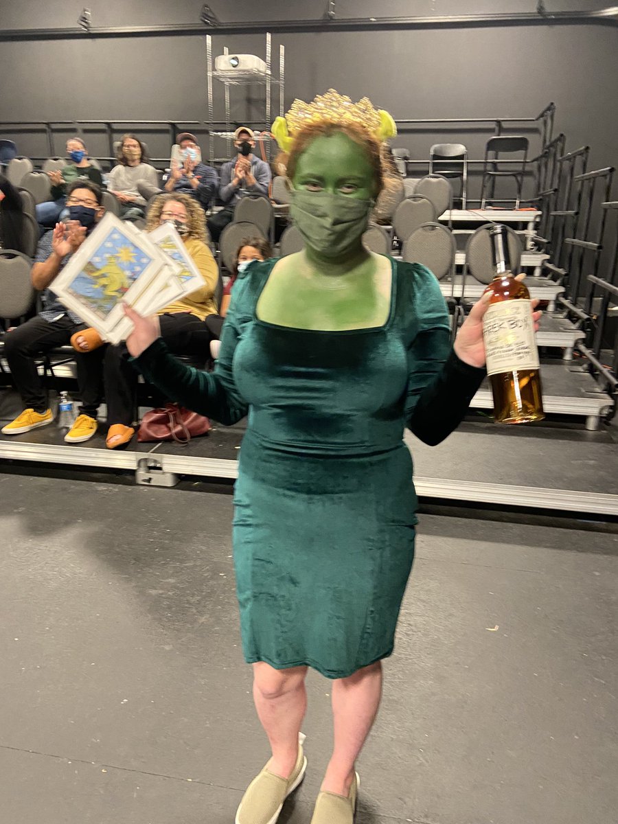 shrekbox's tweet photo. Winner of the #shrek costume contest. https://t.co/jkbZQrb2Nt