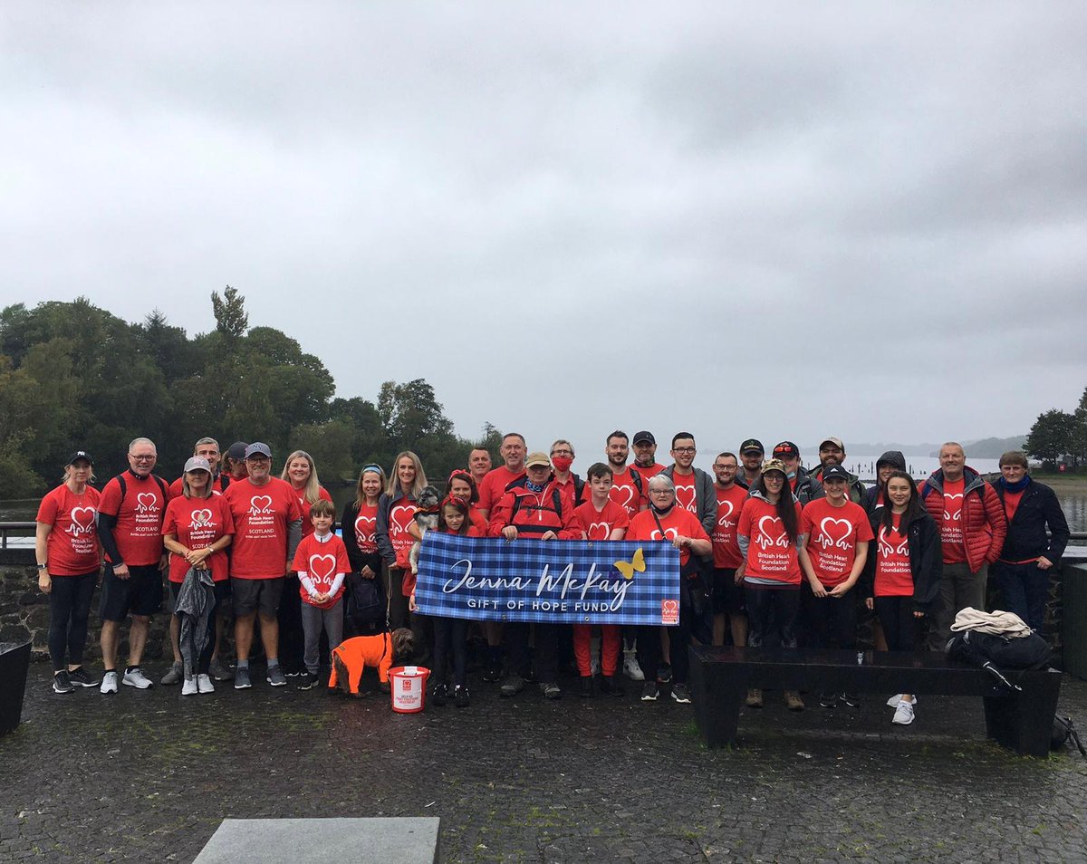 RobertsonACOM's tweet image. Well done Andrew McKay and all his family and friends for walking from Loch Lomond to Bishopton raising funds for #TheBHF @TheBHF "The Jenna McKay Gift of Hope Fund" from all at Robertson Acom Ltd