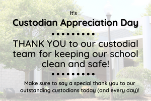MarvinRidgeMSNC's tweet photo. It's Custodian Appreciation Day, and we are lucky to have THE BEST! #custodianappreciationday #teammrms #ittakesavillage @ucpsnc @aghoulihan https://t.co/R5QMTGxAbQ