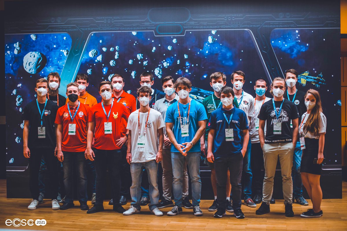 How did the challenge turn out? 🏆 Who won the whole #ECSC2021 and who placed in the medal positions?🏅Watch live from the Bethlehem Chapel in Prague on the stream from 3 pm! 📲💻 

Join here ➡️ ecsc2021.cz/stream/