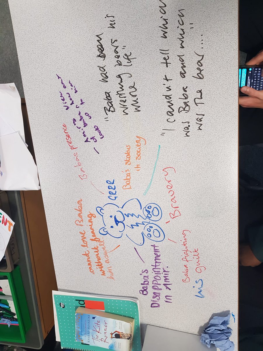 StMungos_Eng's tweet image. The Kite Runner graffiti exercise (1/2) 👏 #literature #higher #kiterunner