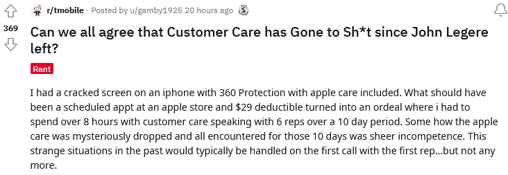 trianglefiber's tweet photo. It's true tho, @JohnLegere . #babycomeback https://t.co/nTl4QeUio0