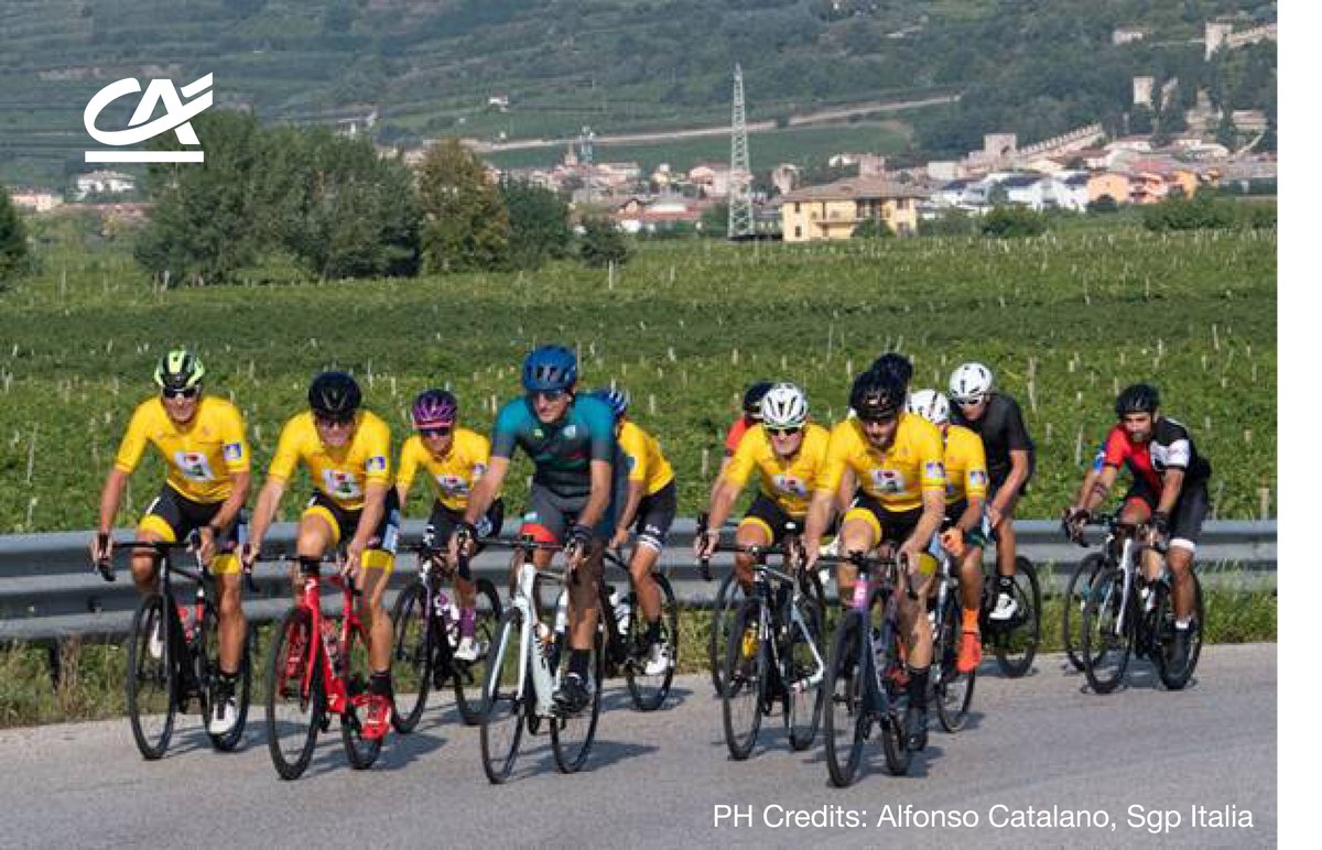 CA_Ita's tweet photo. 125 chilometri per la prima tappa del IX Bike Tour “Una pedalata per la ricerca” che anticipa la XIX Campagna Nazionale Fondazione Ricerca Fibrosi Cistica. Tra i partecipanti anche il DG di CA FriulAdria Carlo Piana e il Presidente della Fondazione Matteo Marzotto. https://t.co/jiv1j9qUIN