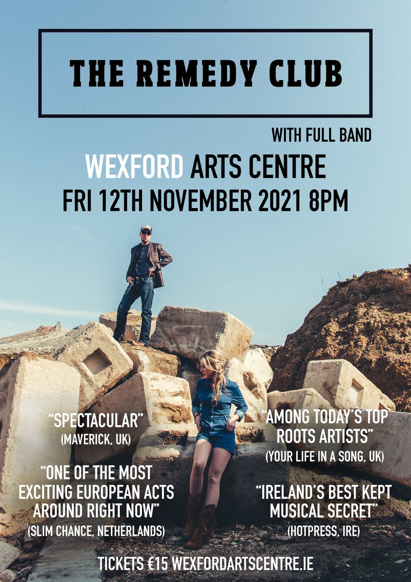 club_remedy's tweet photo. Cannot wait to play with a full band again on 12th November. Will we see you there? Limited tickets available from link below π https://t.co/LtWa20b4PB. #wexfordgigs #band #americana #Truehandtrueheart #harmonies #wexford https://t.co/avRhUiDY0f