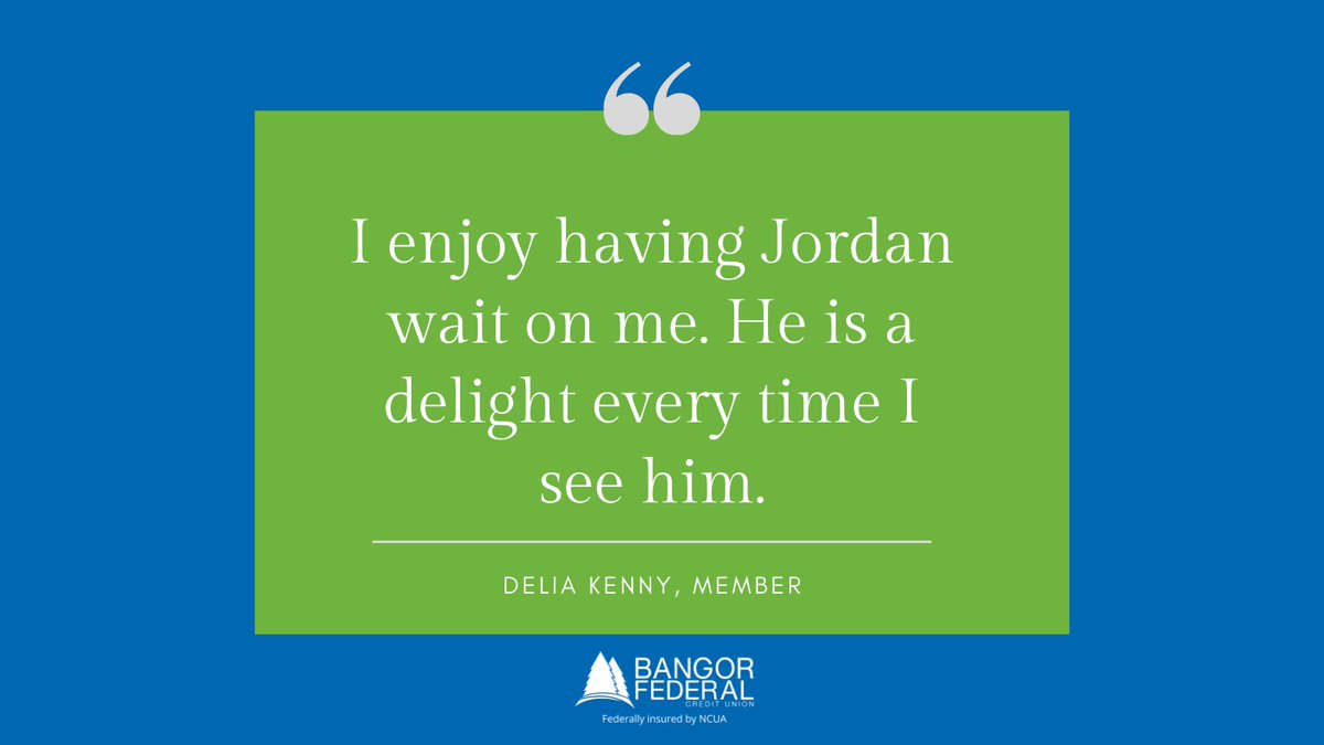 One of our members shared her delightful experience with one of our excellent Member Service Representatives. We love and appreciate our employees AND our members!