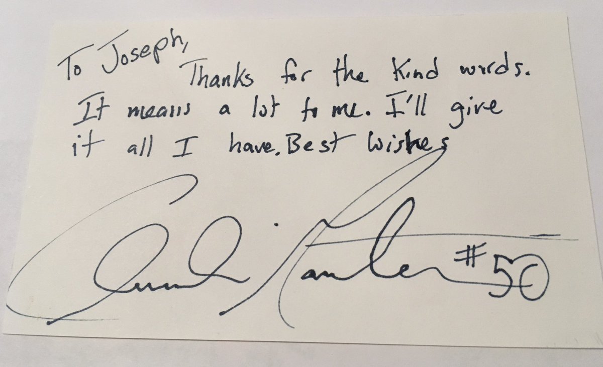 JBHendricks3's tweet photo. When I was a kid, I’d send fan mail in to the #Braves players. As you’d expect, virtually no one responded. Except a young Charlie Morton (who was not having a good rookie season). Now he’s leading the @Braves back to the playoffs!! Glad he’s killing it #ForTheA! https://t.co/Fp5rlVi03q