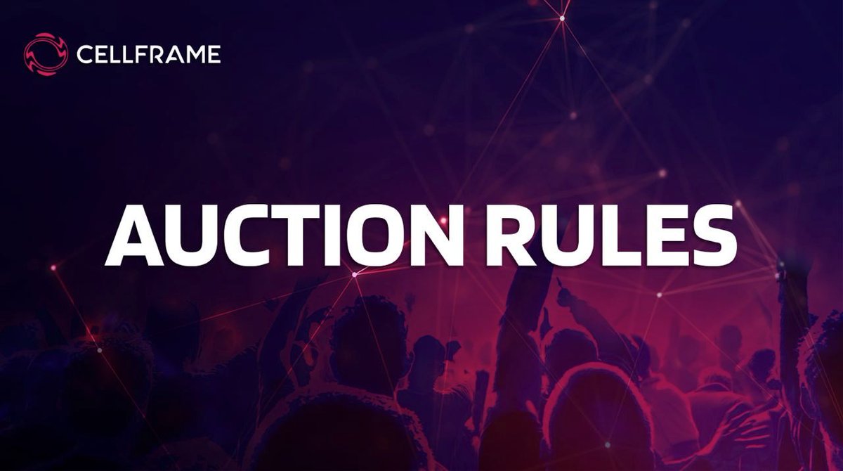 cellframenet's tweet image. Dear Cell mates,

As everyone knows, our first auction starts on October 11th. We are super proud and excited to present to you the rules that will be applied to participate in the auctions.

We are here, we are Cell!