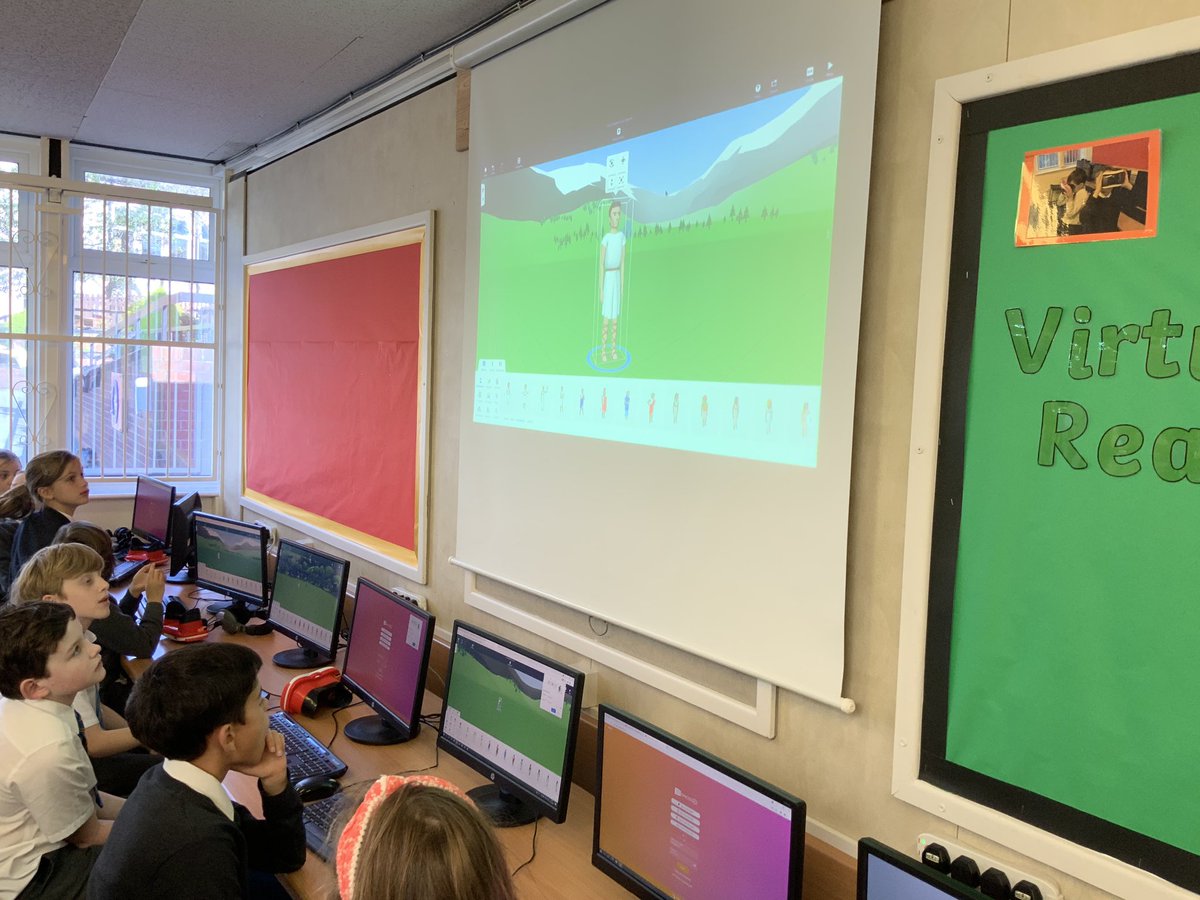 StBridgetsCofE's tweet photo. C10 are having a fabulous time this afternoon, using CoSpaces to create their own Greek environment for a virtual reality experience #itsallgreektome #hiimpact #VR https://t.co/2AMy1lyzNt