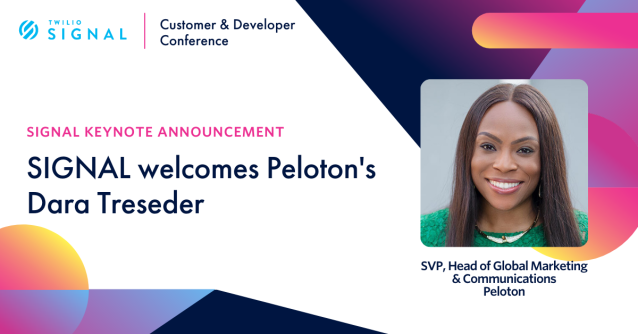 JayCarpenter1's tweet photo. Peloton has revolutionized the fitness industry and the way we workout. Clip in and join us at #SIGNALConf as we hear from Dara Tresder on how their data-driven approach has made them a leader in digital-first customer engagement. https://t.co/SzEtElSjXw https://t.co/gRVPiAA3lw