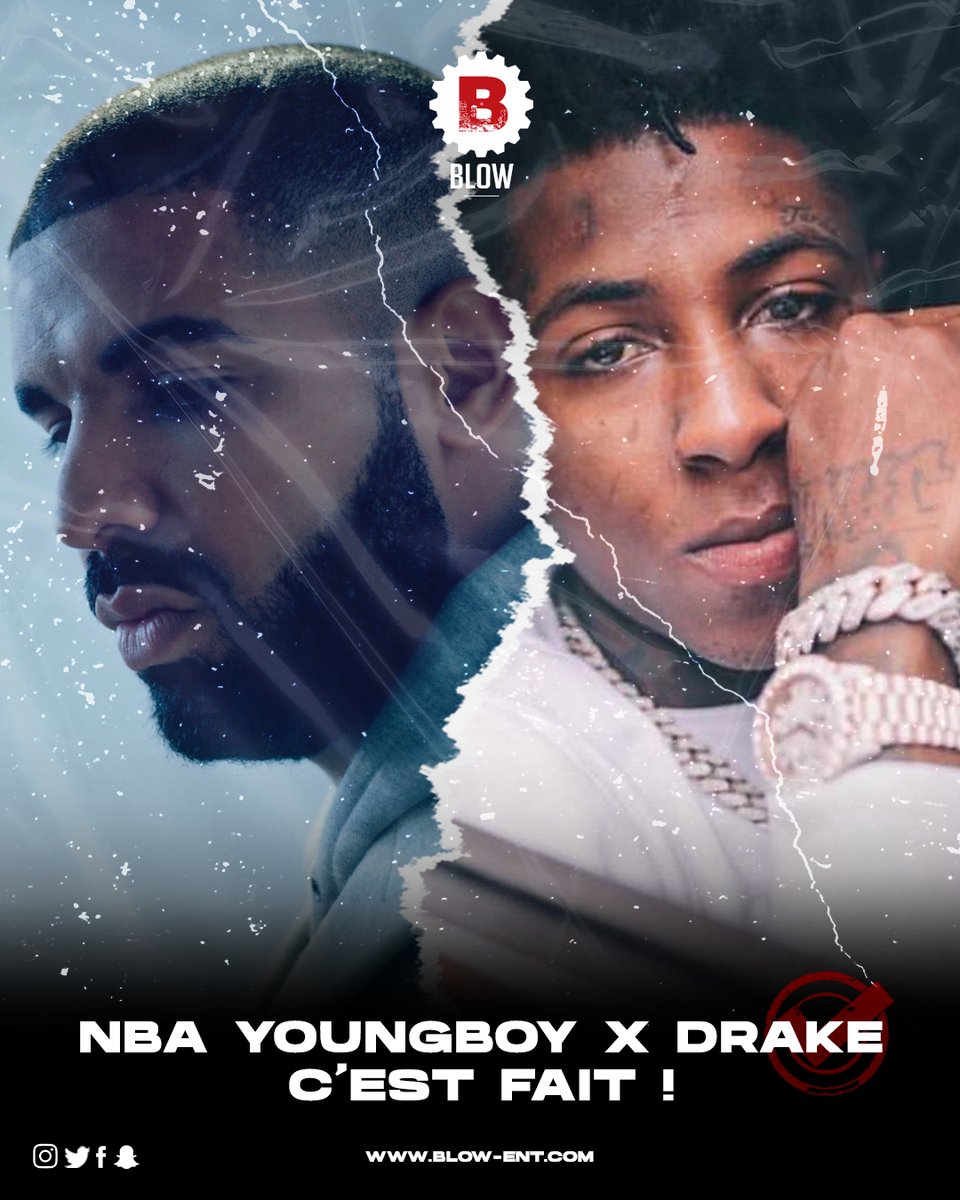 BLOW_ent's tweet image. La collaboration entre #NBAYoungboy et #Drake est " en préparation ", a confirmé #3Three lors d'une interview à StationHead hier soir 🤯‼️
T'es prêt pour cette collaboration entre ces deux artistes ⁉️ .
Plus d'infos sur le sujet en Bio 🖥__________________________