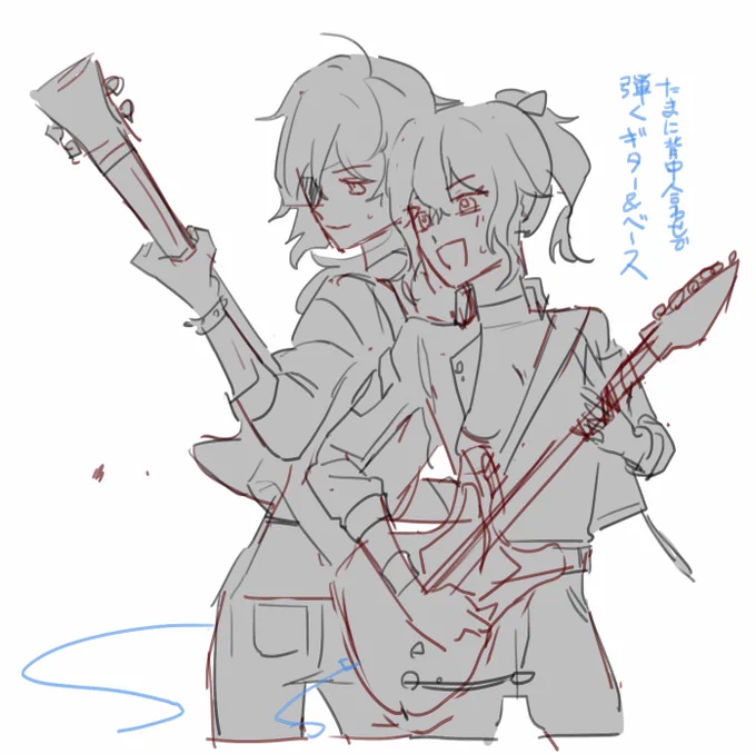 バンドシリーズ描き続けちゃうかもしれん。。。
良い。。。。。。。。。 https://t.co/5b4cMBpV3M 