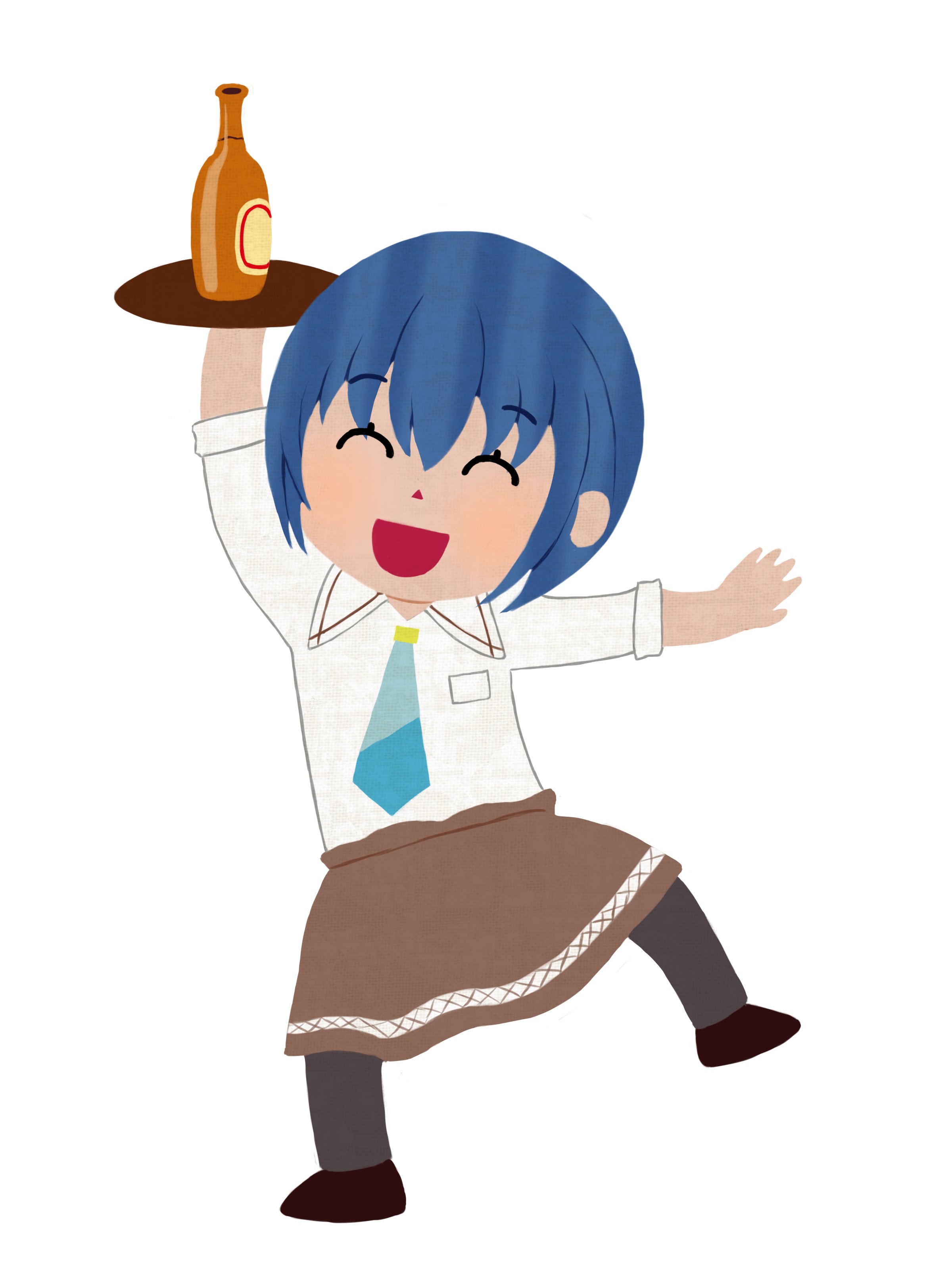 焼き魚 水森店員3周年なのでいらすとや風の絵を描きました カフェ店員水森 T Co Jzpktbbhpj Twitter