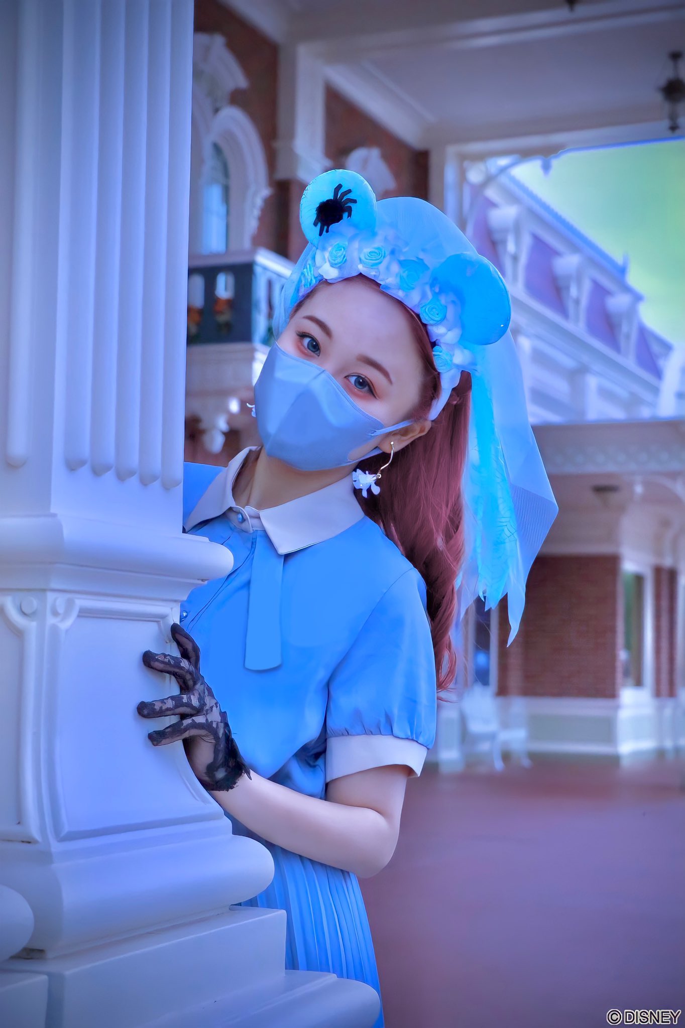 ディズニー 2018 2019 花嫁カチューシャ バウンド ワンピースセット ディズニー 花嫁カチューシャ 2018 2019 バウンド ワンピースセット