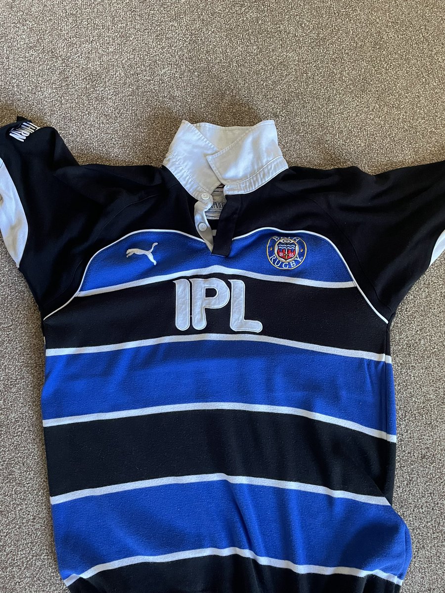 Retro shirt found for tonight’s <a href="/BristolBears/">Bristol Bears 🐻</a> v <a href="/BathRugby/">Bath Rugby</a> clash not sure it will be too popular in the office <a href="/tflp_bristol/">TheFamilyLawPractice</a> <a href="/ashpalminteri/">Ashley Palminteri</a>