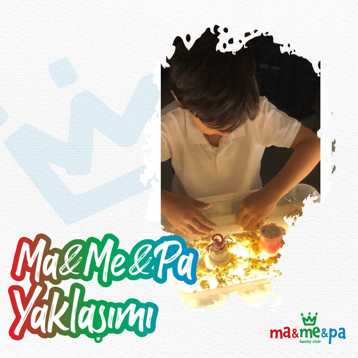 Her yerde gördüğümüz ama farketmediğimiz malzemelerle deneysel çalışmalar...❤️💚💙 #mamepafamilyclub #mamepayaklaşımı #ailekulübü