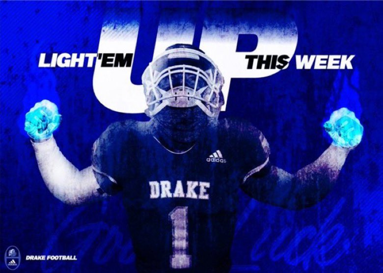 Thank you @Adamgajo and @DrakeBulldogsFB‼️@DrakeCoachSmith @tstepsis @KirkWherritt  🔵⚪️ #GameChangers #FeastDogs