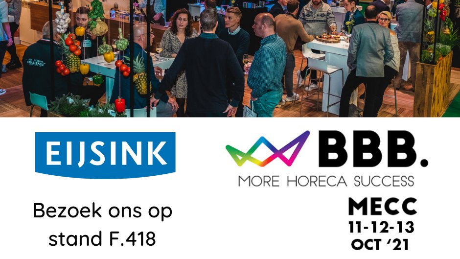 De volgende #beurs is alweer in aantocht: BBB Maastricht! Van 11 t/m 13 oktober zijn we met onze partner Roltex aanwezig op stand F.418. Bezoek onze stand en ervaar onze nieuwste oplossingen zelf. Meer info ➡ bit.ly/3BcFRwU #horeca #digitalisering