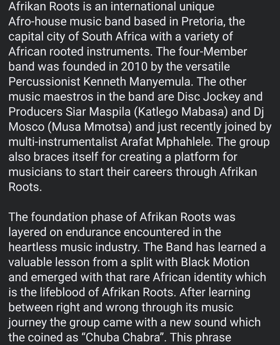 Afrikanroots1's tweet photo. Media Release:
"4468 Chuba Cabra Chapter 1 (Moromiwa)" Album available on all major digital platforms WORLDWIDE!
Stream | Buy | Download Here: https://t.co/IREc0wVlFX
#10YearsOfAfrikanRoots #4468CCC1 #AlbumOut #NewMusicFriday #RT β€ https://t.co/PfdvkvwPvw