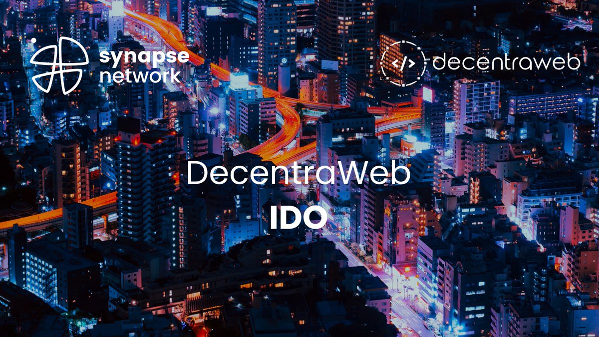 SynapseNetwork_'s tweet photo. 🎉 From now on you can win the @decentra_web IDO extra spot by filling up the Gleam competition.

📊 It doesn't matter if you're a $SNP staker or not, still you can win an extra spot in the Gleam competition!

💸 60 slots, 500$ each to be won!

🔗 https://t.co/Y0x7VvgG1j 🔗 https://t.co/CU3gJpc1oI