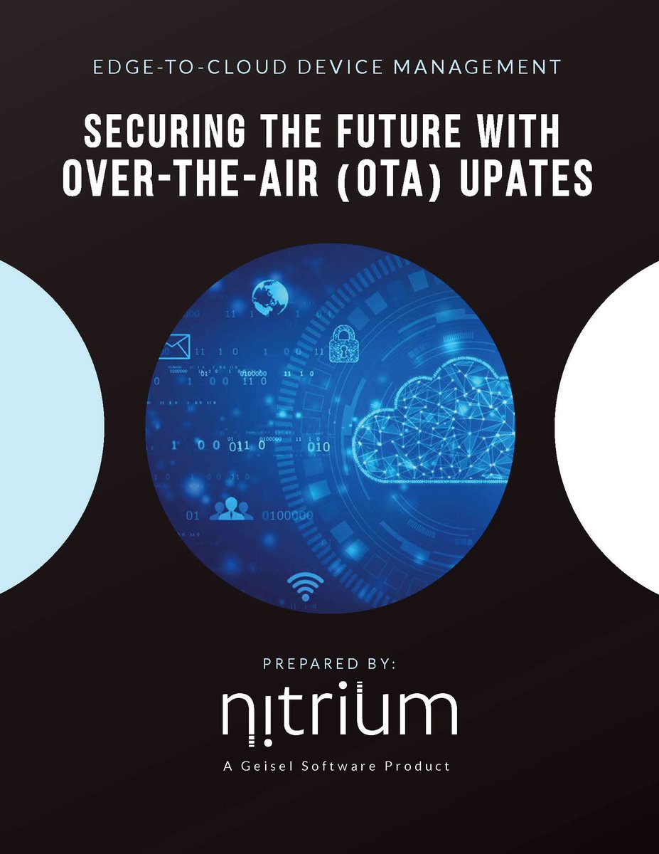 Geiselsoftware's tweet image. Discover how over-the-air updates can future-proof your IoT product in this FREE report!
buff.ly/3B0EAZM
#devicemanagement #embeddedsystems #embeddedconnectivity #firmwareupdates #IoT #firmware #firmwareengineer #firmwareupdate #overtheairupdates