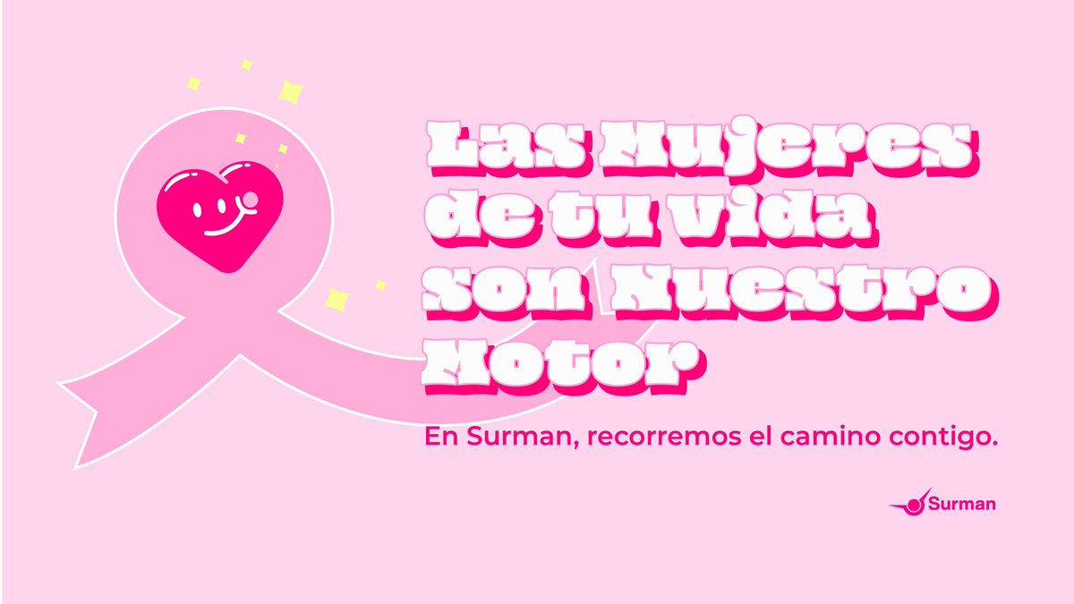 grupo_surman's tweet photo. Hoy inicia nuestra campaña “Las Mujeres de tu vida, son nuestro motor” que busca promover la detección oportuna del cáncer de mama. Los invitamos a sumarse a esta iniciativa para seguir salvando vidas.

#Surman #OctubreRosa 🎀 https://t.co/rkB0dYdvPh