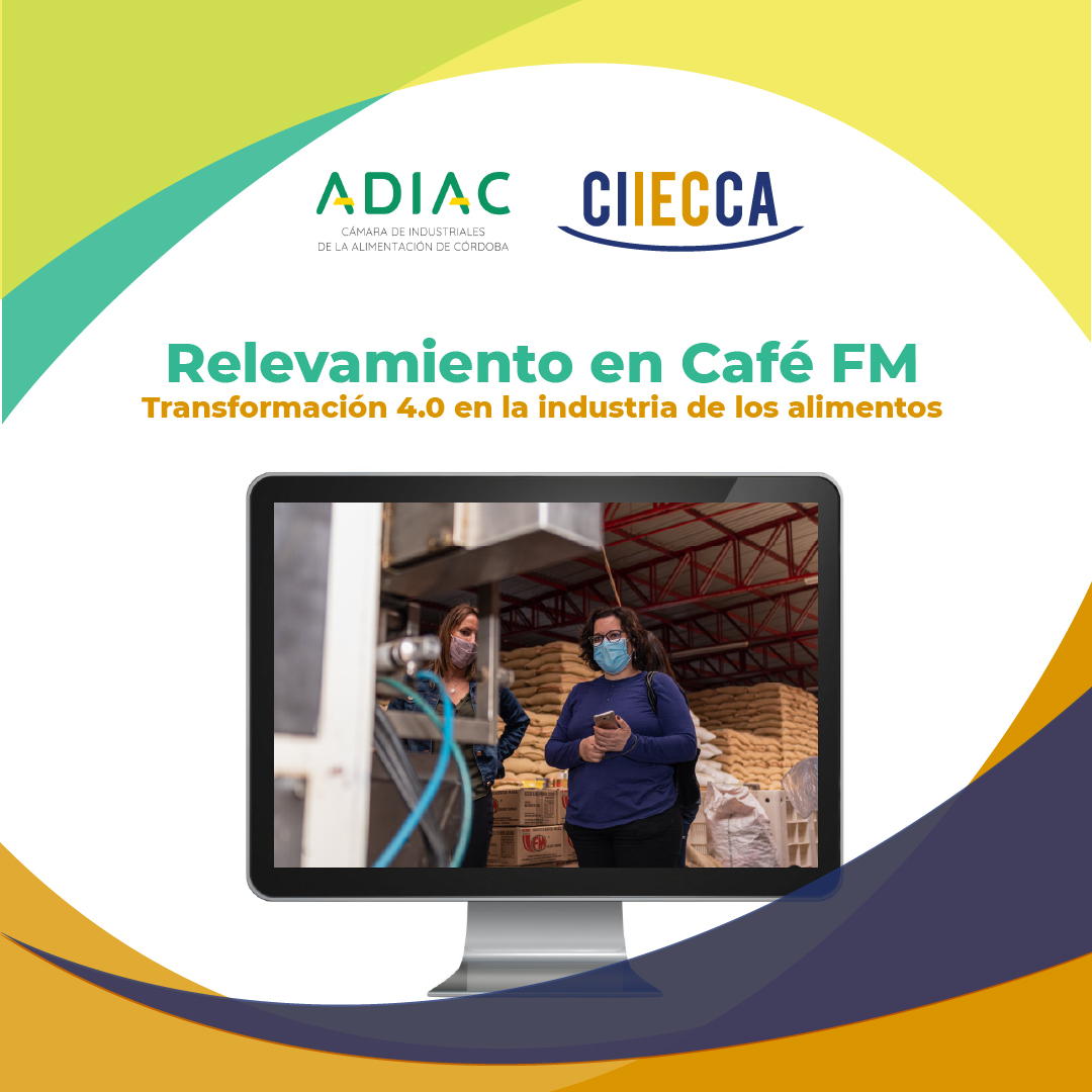 CIIECCA's tweet photo. #Transformación40 en la industria de los alimentos 🚀
Café FM, empresa socia de #ADIAC, recibió la visita de la experta del Programa Córdoba 4.0 para identificar necesidades tecnológicas y luego desarrollar soluciones integrales 🙌
Acompaña la iniciativa: @mincytcordoba https://t.co/AC1KWwfnL9