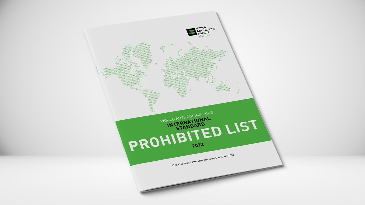ManOlimpik's tweet photo. WADA publishes the 2022 Prohibited List 📃
Find out more about the major changes here ➡️ https://t.co/ctowQSh6xb
Say #No2Doping https://t.co/9SxNKv3A4o