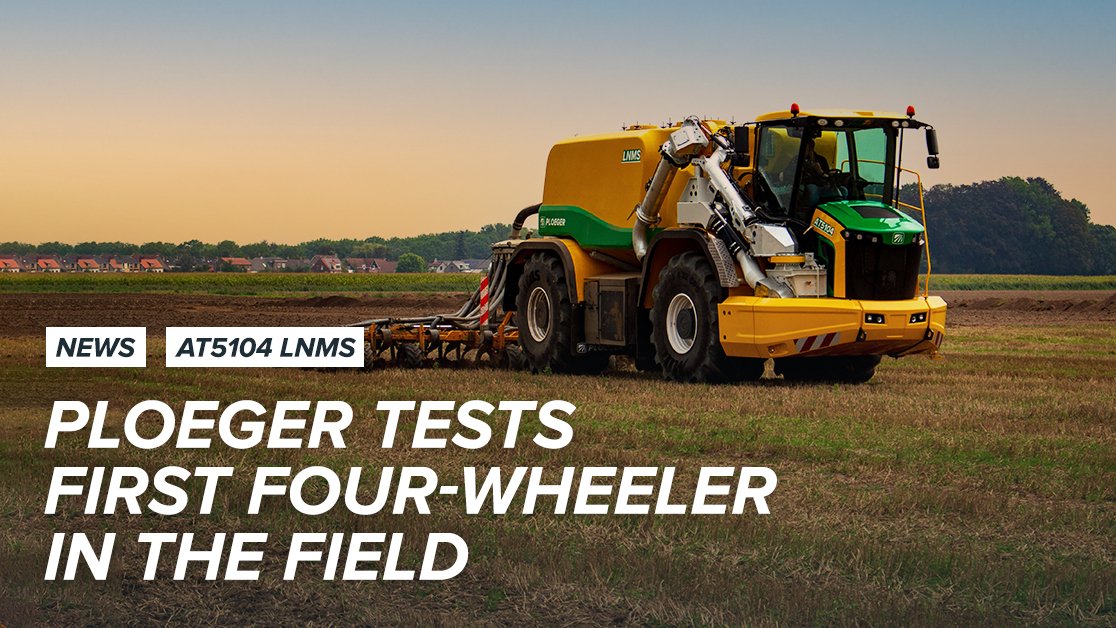 ploegermachines's tweet photo. Ploeger has tested the first Ploeger AT5104 LNMS four-wheeler in the field!

Learn more about the newest machine joining our line-up at https://t.co/5ttGeJU4GE https://t.co/eTwWEvkjWO