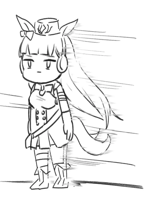 X軸だけで動くゴルシ 
