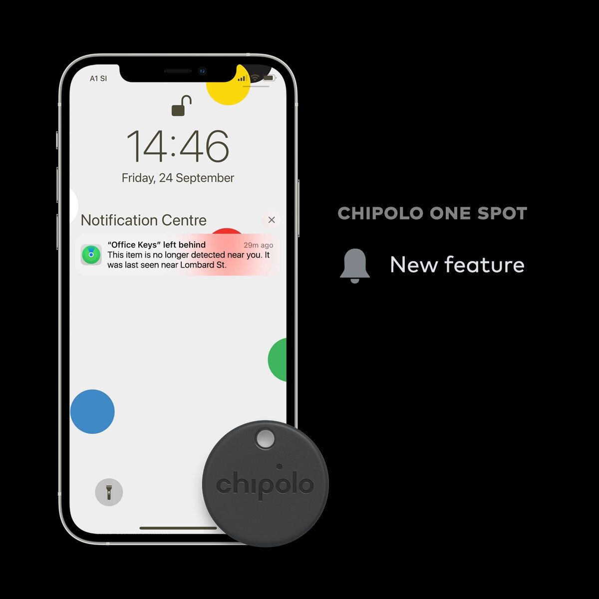 ChipoloTM's tweet photo. NEW FEATURE on Chipolo ONE Spot!
Turn on Notify when left behind in the Find My app and your iPhone will alert you when you leave the house without keys. Need directions to find it? The Find My app will guide you! Works on iOS15
#ChipoloONESpot #FindMy #Apple #FindMynetwork https://t.co/T1ivnkDhsf