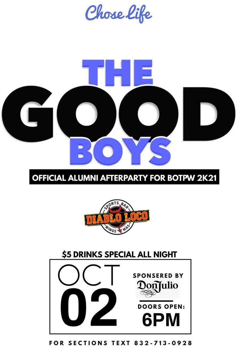 buike_buke's tweet photo. #SHSU #SHSUAlumni #BOTPW official after spot. It’s been almost 2 years since I seen y’all faces. Let’s get the dub and celebrate! @ChoseLifeCo https://t.co/QjakYUlJLs