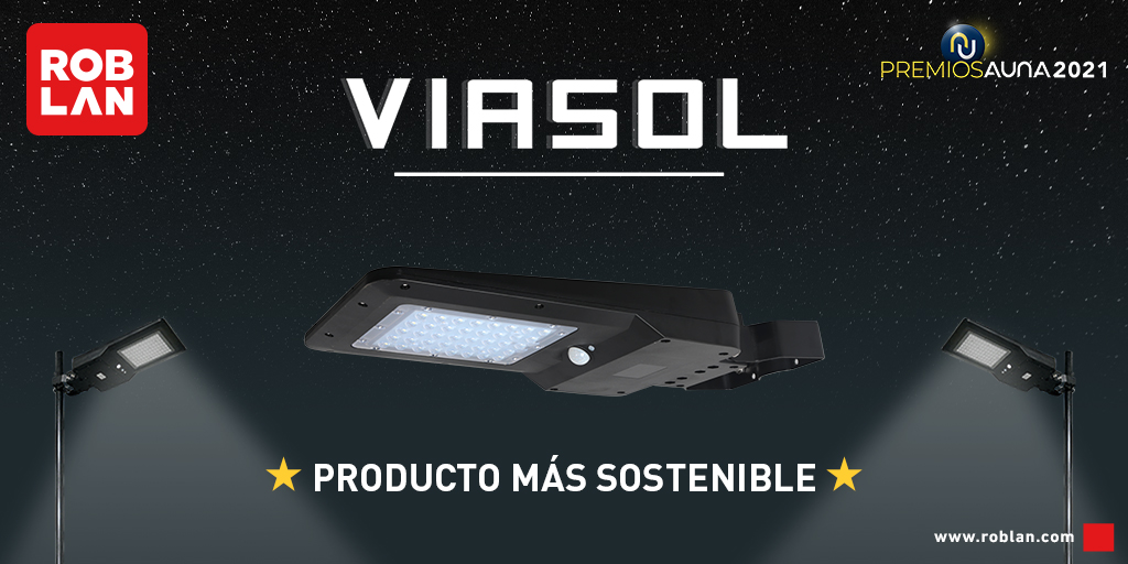 Roblan_EU's tweet photo. ¡¡Hoy estamos de celebración!! 🎉 Nuestras #VIASOL, ganadoras de los #premiosauna2021 a Producto más sostenible. 💡¡Gracias, @AunaCCS! ¡Gracias a todos los que habéis confiado en nosotros y nos habéis apoyado! ¡Gracias, #FamiliaROBLAN! ❤️ #iluminacion #led #lighting #ROBLAN https://t.co/ZXjTGAXbnY