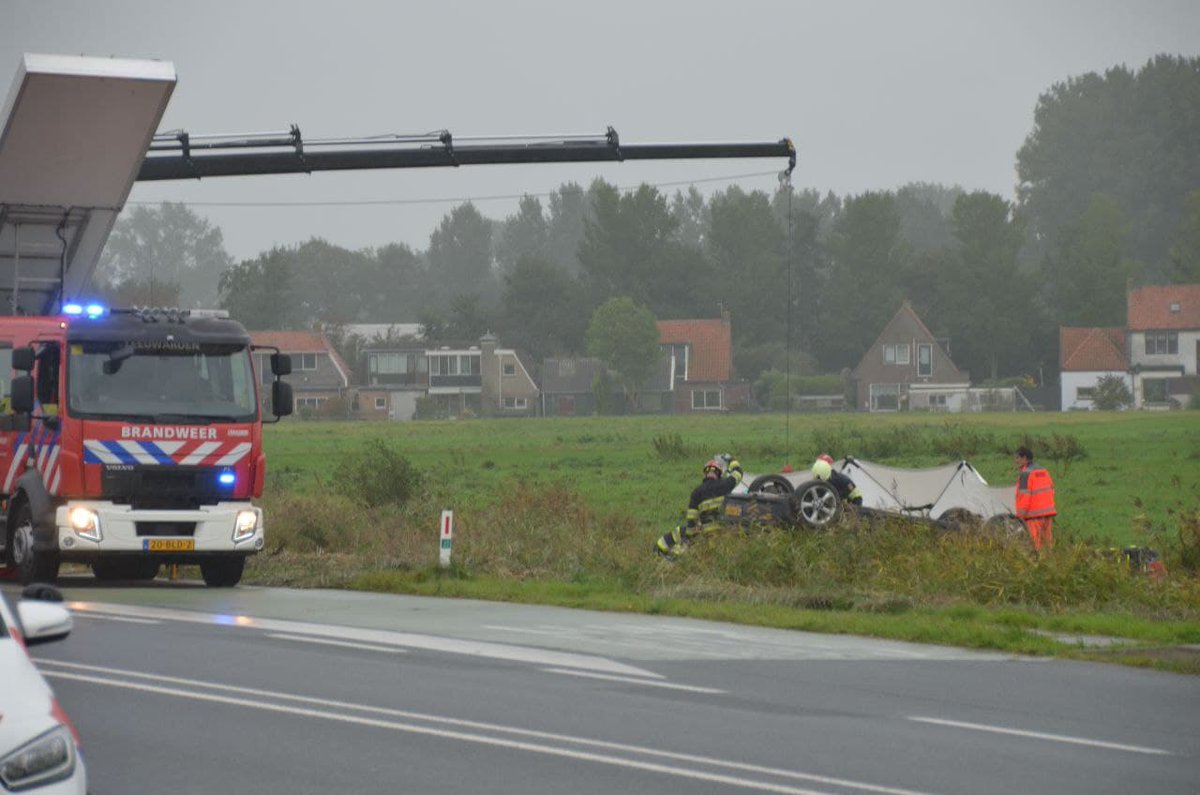 Twee gewonden bij ongeval op N357 bij Jelsum - #Friesland