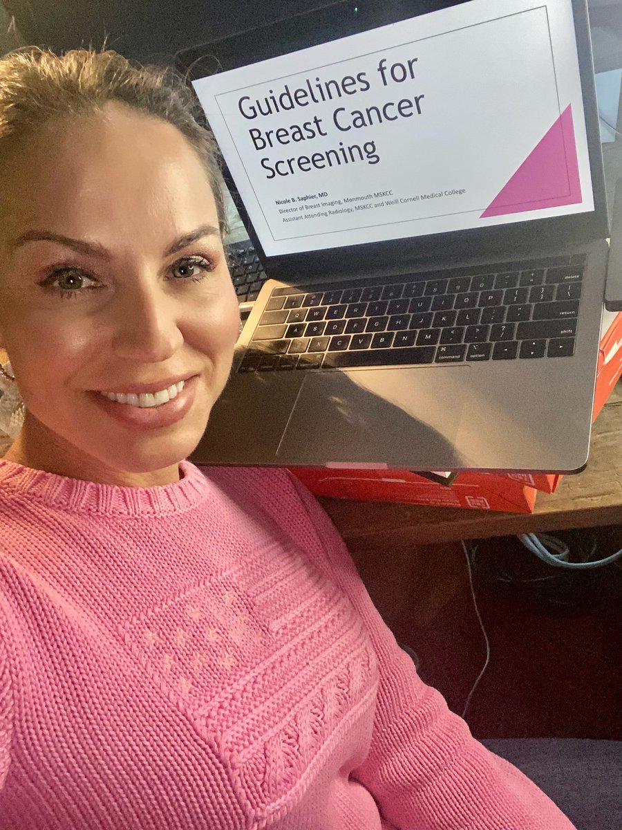 NBSaphierMD's tweet image. Today marks the first day of #BreastCancerAwarenessMonth 
Starting off my day presenting at Grand Rounds on when and how to screen to save the most lives 💕
#BCAM