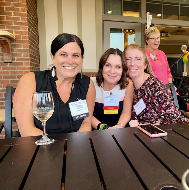 'Great <a href="/ACGRaleighDurha/">ACG Raleigh Durham</a> event at Lonnie Poole. Some great ladies from Insperity--Amanda Bokesch &amp; @InsperityCarrie (Carrie Antonelli)--and an overdue catch-up with the fabulous <a href="/SheilaAhler/">Sheila Ahler</a>.