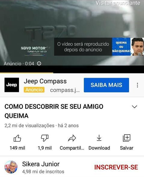 slpng_giants_pt's tweet photo. Olá @JeepdoBrasil , tudo bem? Acreditamos que a Jeep não apoia homofobia. Infelizmente, seu anúncio apareceu no @youtubebrasil de desinformação e LGBTfobia do Sikêra Jr. Seja veloz e forte para tirar o anúncio. Pfv, #DesmonetizaSikera ✊🏽🏳️‍🌈 https://t.co/tCNSmhVudn