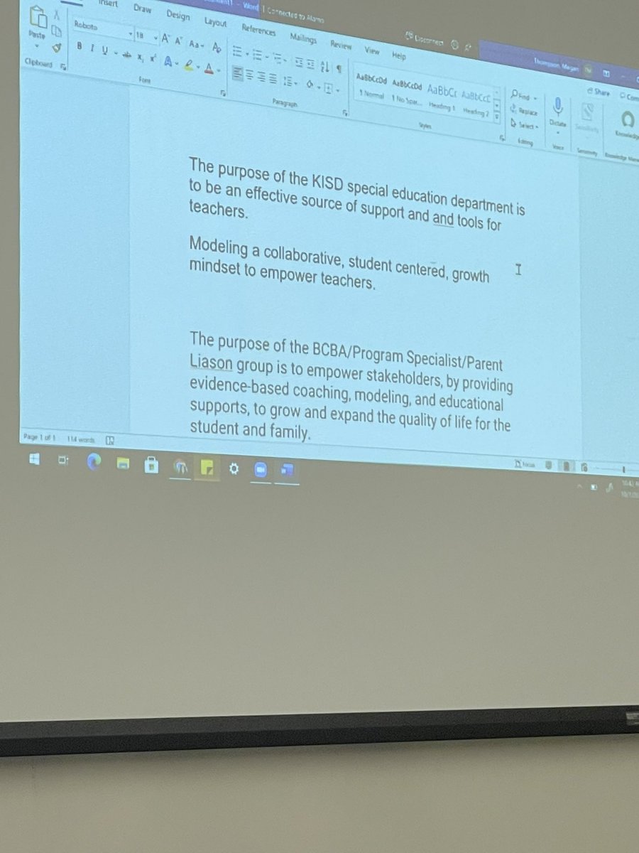 lynn_jameson's tweet photo. Our program support group of BCBAs, Program Specialists, and Parent Liaison are developing their purpose statement through the #PLC process and reviewing #trustbuilders through the book The Trust Factor. #goingforthegold #servesupportrepeat #plcprocess @KellerSped https://t.co/1JRwfi7tap
