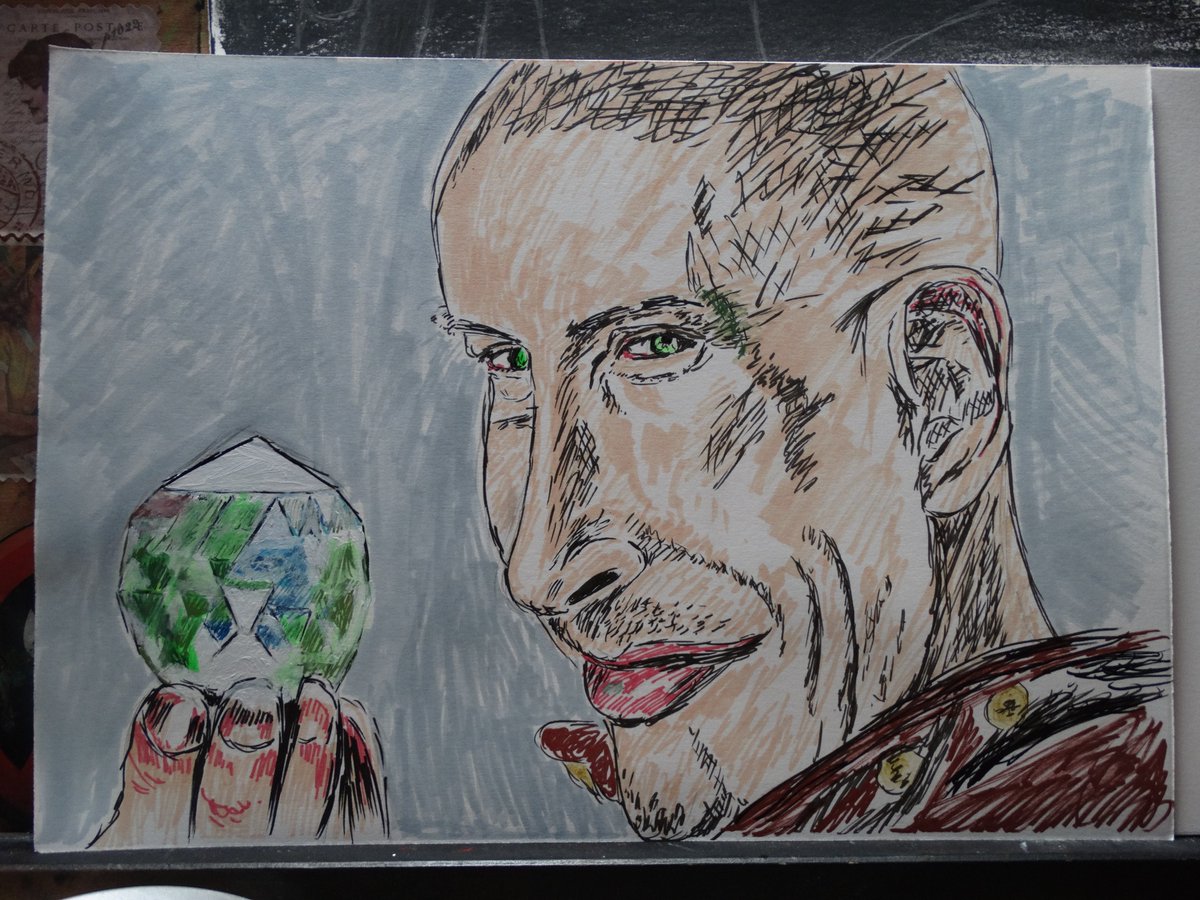 TheApprentice37's tweet photo. I'm reminded why I don't use ink normally and especially why I really don't like using white paper. But every now and then it's good to step out of the comfort zone and do things a little differently I suppose. The Crystal Maze was always awesome though. 🤷‍♂️🕰️🤟🕊️ #inktober2021 https://t.co/VRbGaS9p13