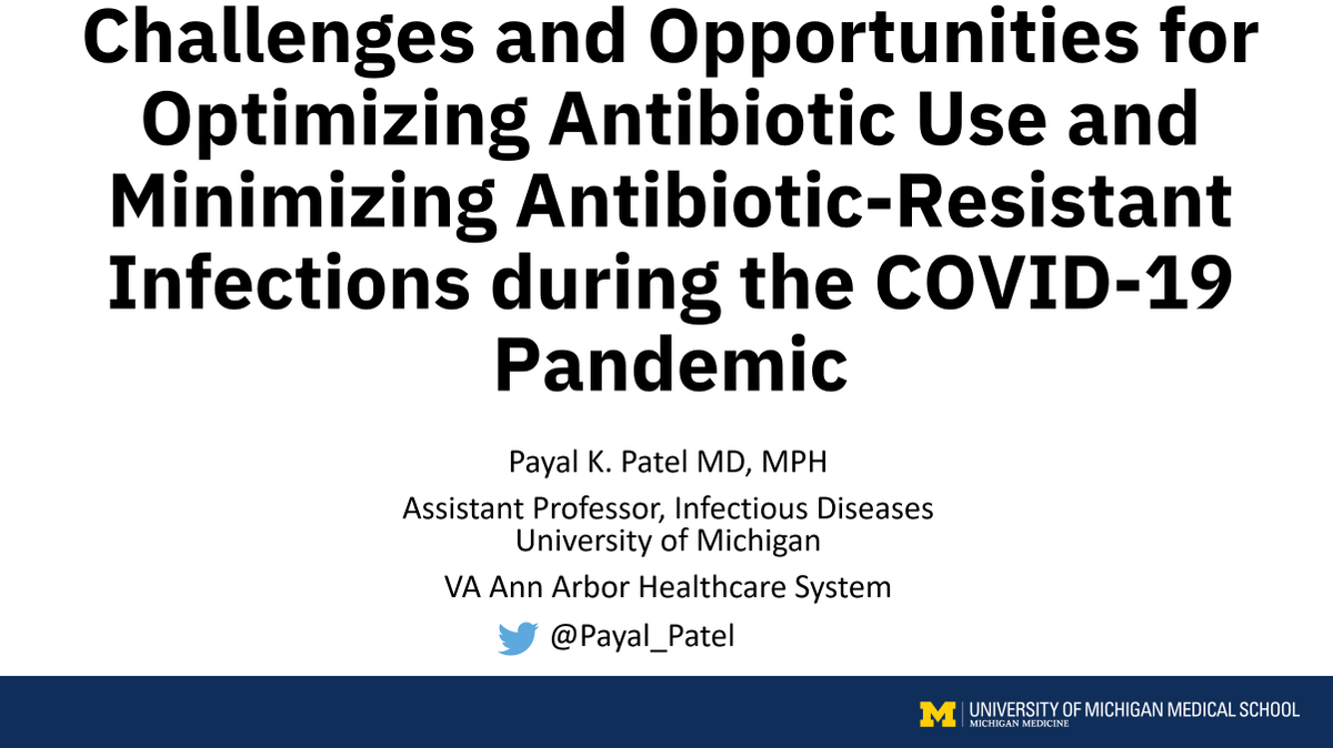 Payal_Patel's tweet photo. Please join @StanfordPedsASP, David Hyun, @ishminderkaurID and I at 245p for a look at how the pandemic led to antibiotic overuse and interplay of ASPs, public health and how to build back better.
Session is: "Impact of COVID-19 Pandemic on Stewardship Programs"
#IDweek2021 https://t.co/C27XAKAfbH