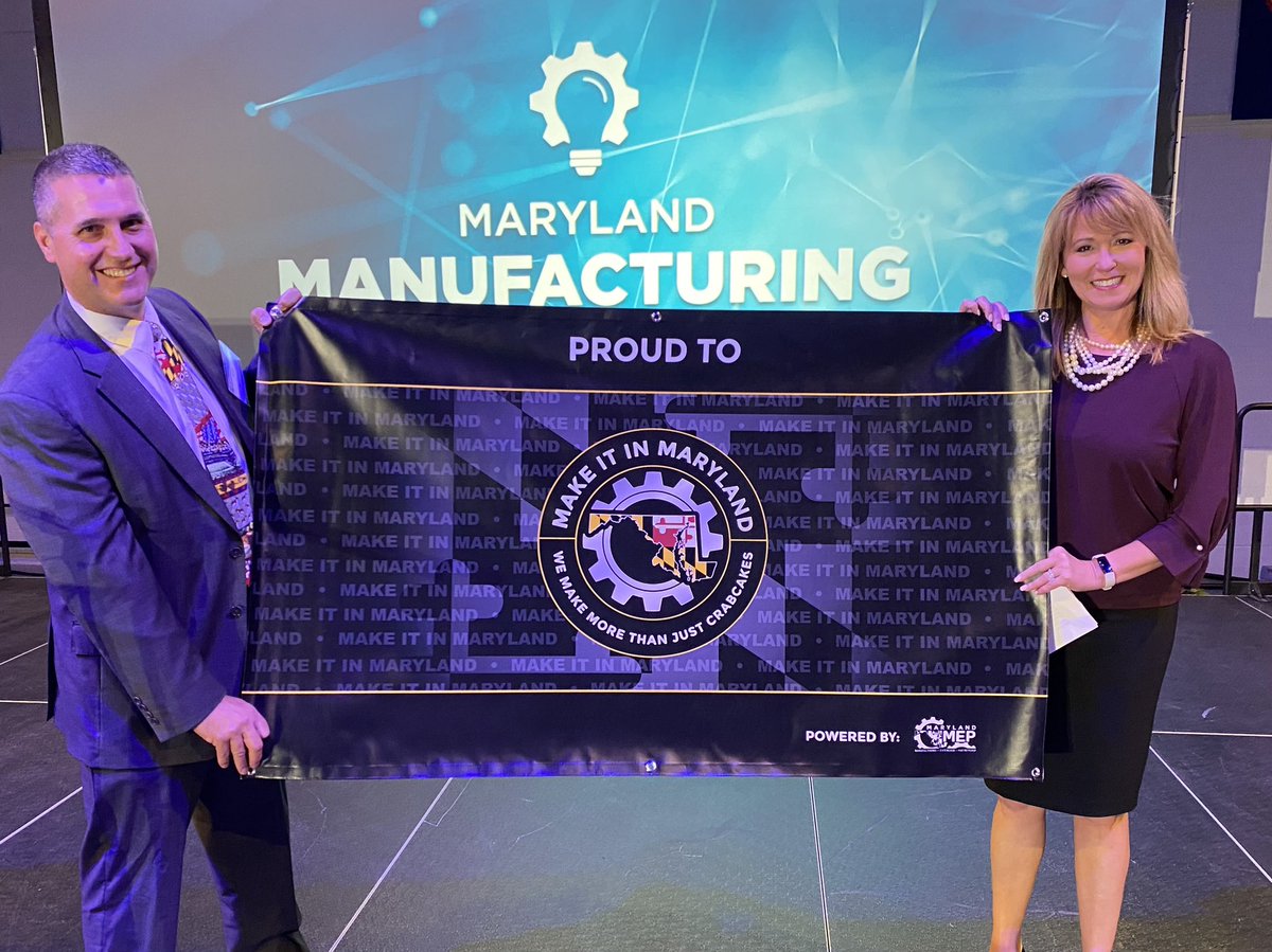 MarylandMEP's tweet photo. Happy MFG Day and MD MFG Month! MD MEP is honored to work with so many hardworking, innovative & resilient mfgs that are PROUD to #MakeItInMD! Thank you to our strategic partners for your continued support! @MDBiz @MD_Labor @NIST_MEP #MFGDay21 https://t.co/qskWsDFy95