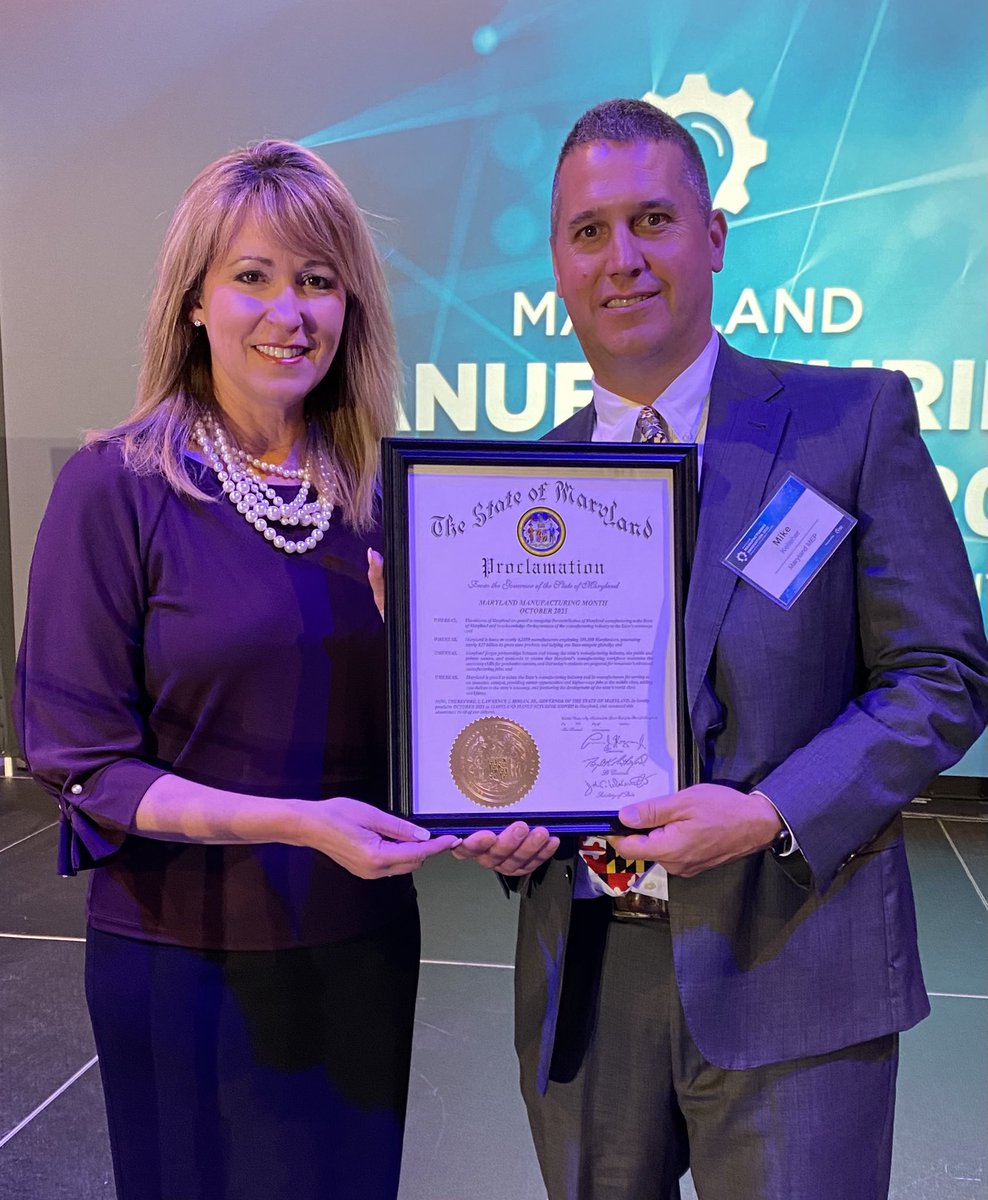 MarylandMEP's tweet photo. Happy MFG Day and MD MFG Month! MD MEP is honored to work with so many hardworking, innovative & resilient mfgs that are PROUD to #MakeItInMD! Thank you to our strategic partners for your continued support! @MDBiz @MD_Labor @NIST_MEP #MFGDay21 https://t.co/qskWsDFy95