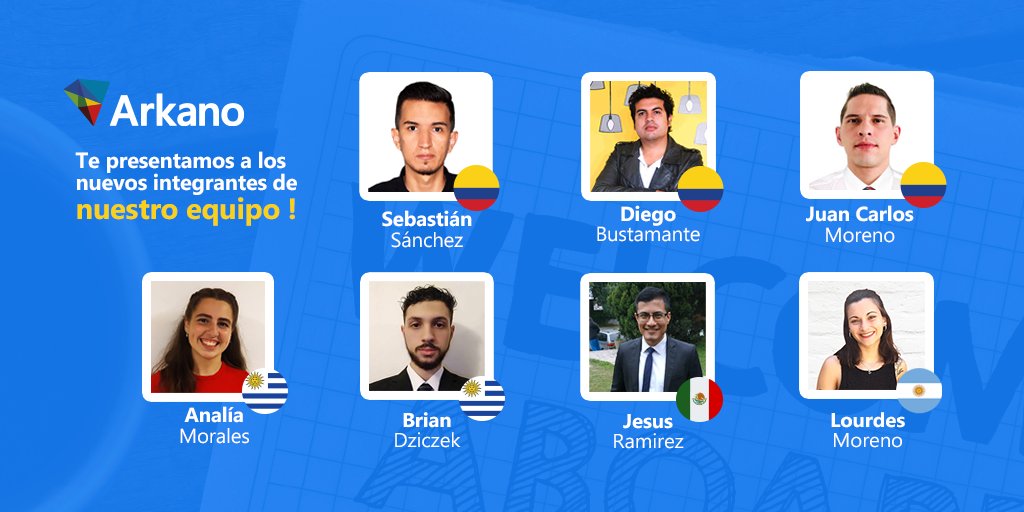 arkanosoftware's tweet photo. Y comenzamos octubre saludando a todos los nuevos integrantes del equipo #Arkano que se unieron durante septiembre 2021. ¡Bienvenidos y bienvenidas! Desde ya les deseamos mucho éxito y que puedan desplegar todo su talento con nosotros.
#ArkanoCrece #ArkanoLatam https://t.co/MluK9EWAXM