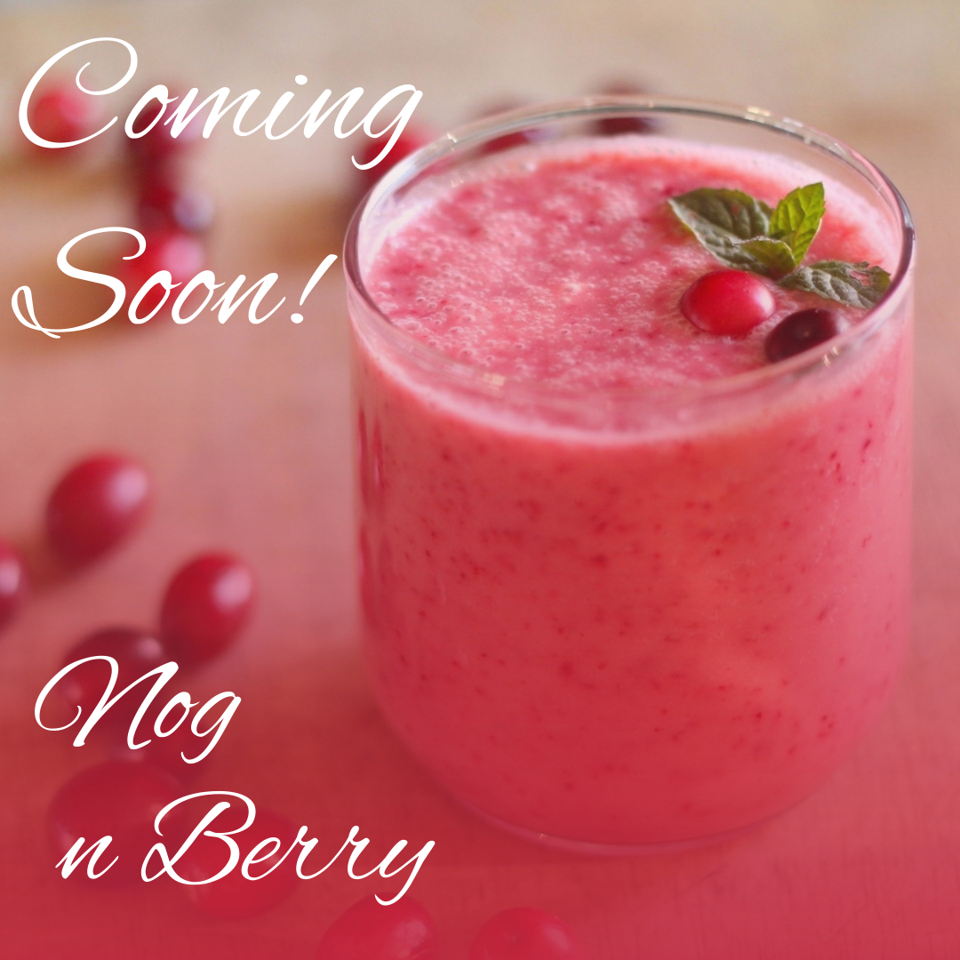 YoYoJuice's tweet photo. Nog N Berry will be coming soon!!! 😋😊 https://t.co/4XfsxKnIy0
