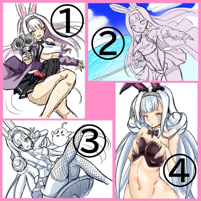 どの島風を描こうか迷っています。
どれが良いと思います?
(当ツイートのリプライにてアンケート取ります)

アンケート結果で描き上げる絵を決めたいです!!
よろしくお願いしますっ!!!
#アズールレーン #アズレン 