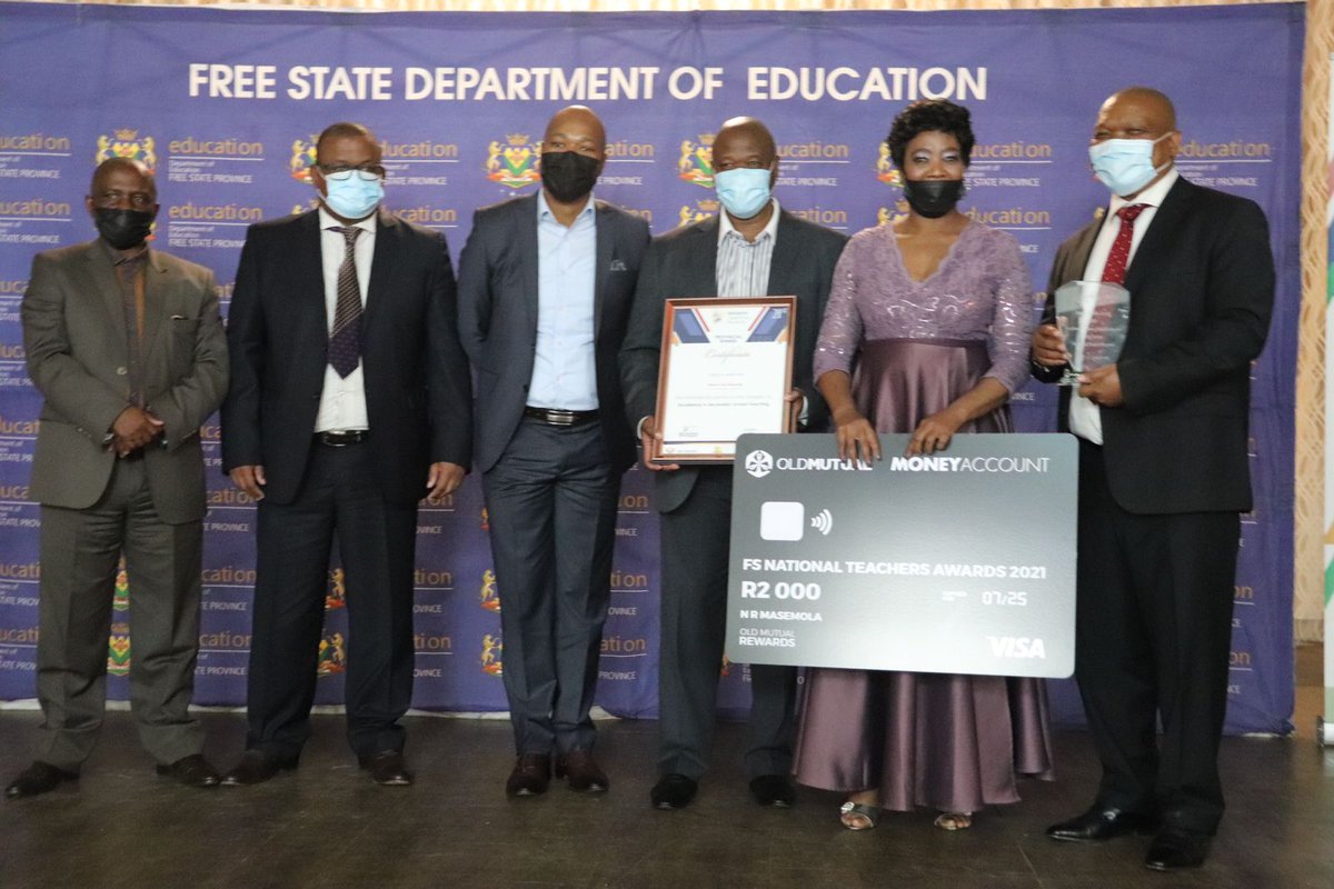 MECTateMakgoe's tweet photo. This afternoon we celebrated Free State Educators. Thank you for your dedication, perseverance and passion in teaching our learners. I will always say this, you are Simply The Best!#QualityEducationForAll #NTA @DBE_SA @DBE_NTA @MyKamva @TheCurriculumZA https://t.co/QGmDoBkmY1
