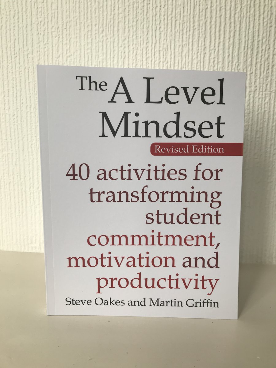CrownHousePub's tweet photo. So pleased to announce that the revised edition of #ALevelMindset is now available! Straight from the printers and hot off the press 📚
Read an extract here: https://t.co/Ekq7skFUJU.
Get your copy here: https://t.co/OUZnvwa7Ac (+ free UK shipping).
@VESPAmindset https://t.co/4fUrtzHoya