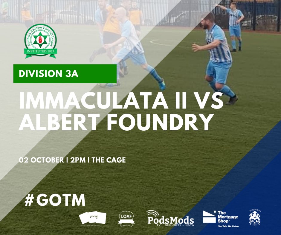 Immaculata Football Club (@immaculatafc) on Twitter photo Our II’s return to league action this weekend with a home fixture against <a href="/AlbertFoundry/">Albert Foundry FC</a>.
Kick off at The Cage is 2pm.
#GOTM 💙 Our II’s return to league action this weekend with a home fixture against <a href="/AlbertFoundry/">Albert Foundry FC</a>.
Kick off at The Cage is 2pm.
#GOTM 💙
