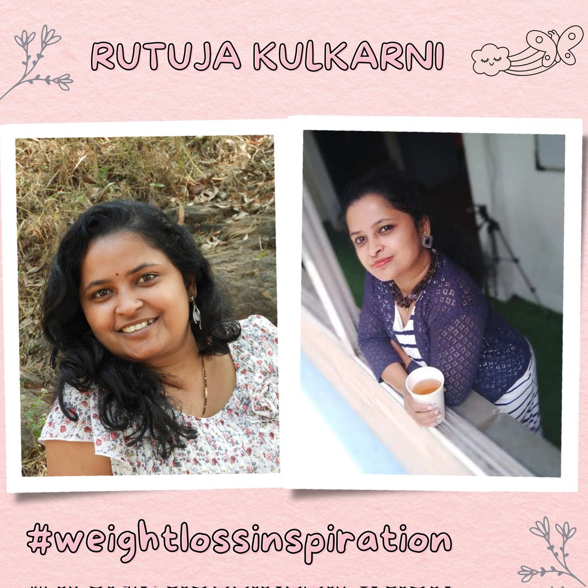 coachganesh's tweet photo. 8KG Weight Loss Done. 

Wanna Look Beautiful like Mrs.Rutuja Kulkarni? 

DM now!!! 

#womenweightloss #FitIndia
#active24 #womenweightlosscenter #coachrenuka #coachganesh #homeweightlossdone #teamactive24 https://t.co/3SNmoV8TGZ