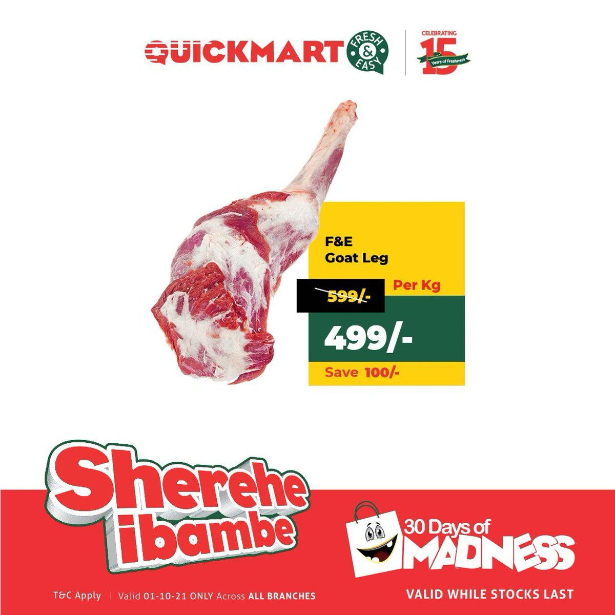FellMentKE's tweet photo. Weekend starts early courtesy of Quickmart w/ these and other amazing offers. Be part of the winning team. #WhyQuickmart
Not forgetting that you stand a chance to winning a car whenever you shop with them. {Ksh. 1,500 shopping π to enter a draw} #QuickmartTurns15 https://t.co/AvCJtLORHn